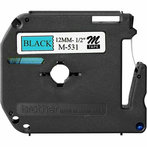 Brother International 1/2'' Black on Blue M531